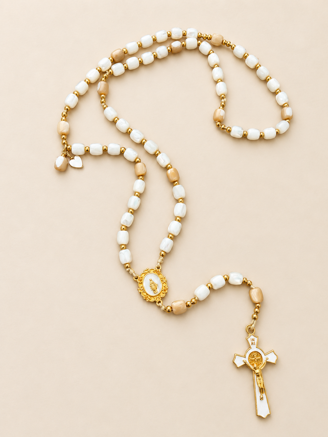 Douceur de Marie — Chapelet en nacre