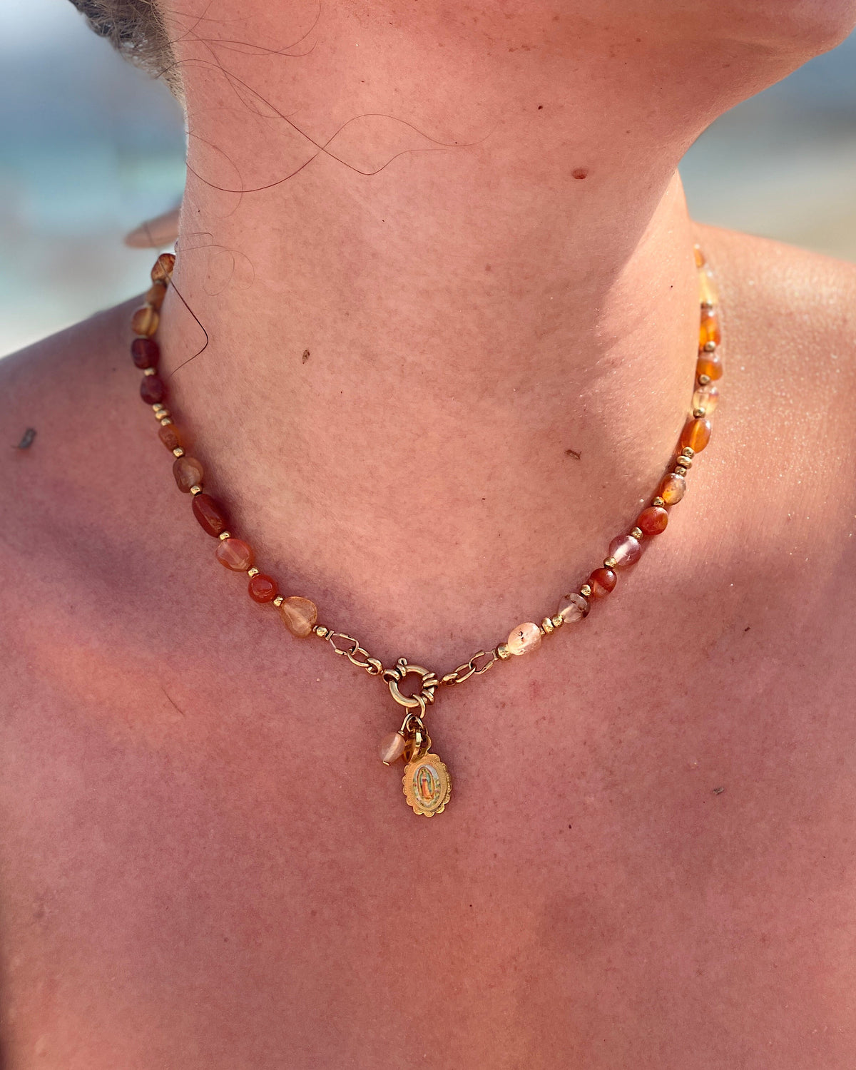 Fuoco — Collier en cornaline