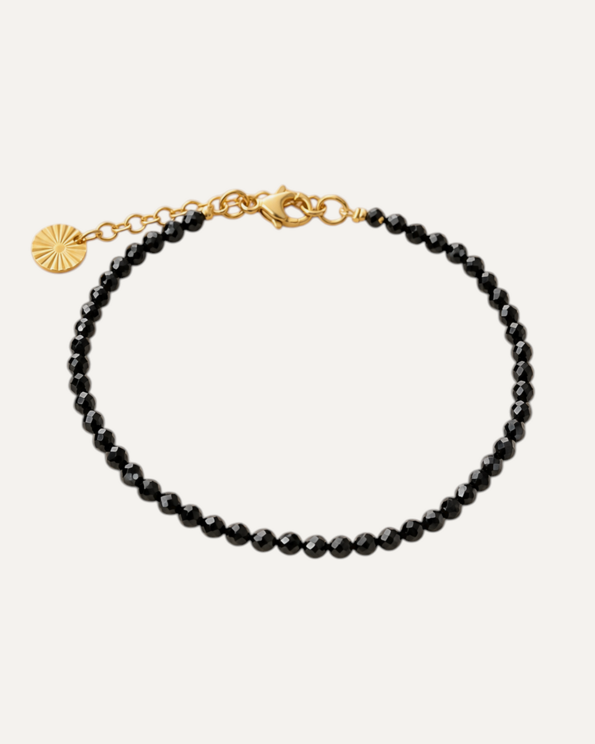 Bracelet Éclat en spinelle, finition dorée — Théra'Pierres