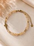 Bracelet Aube, citrine - Théra'Pierres, Golfe de Saint-Tropez