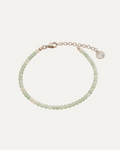 Bracelet Brezza en émeraude, finition argentée — Théra'Pierres