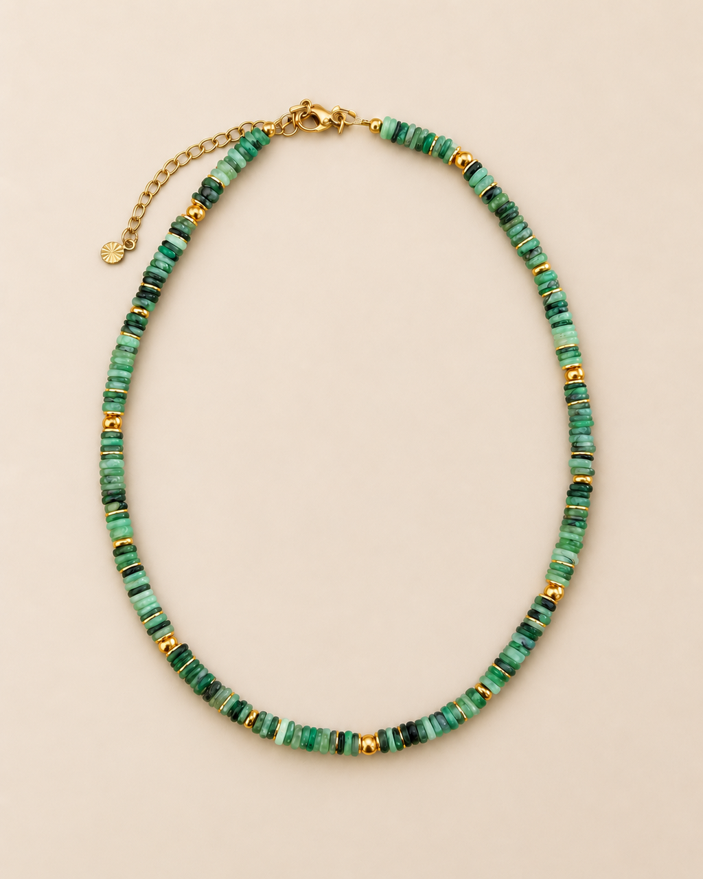 Gloria — Collier en chrysoprase