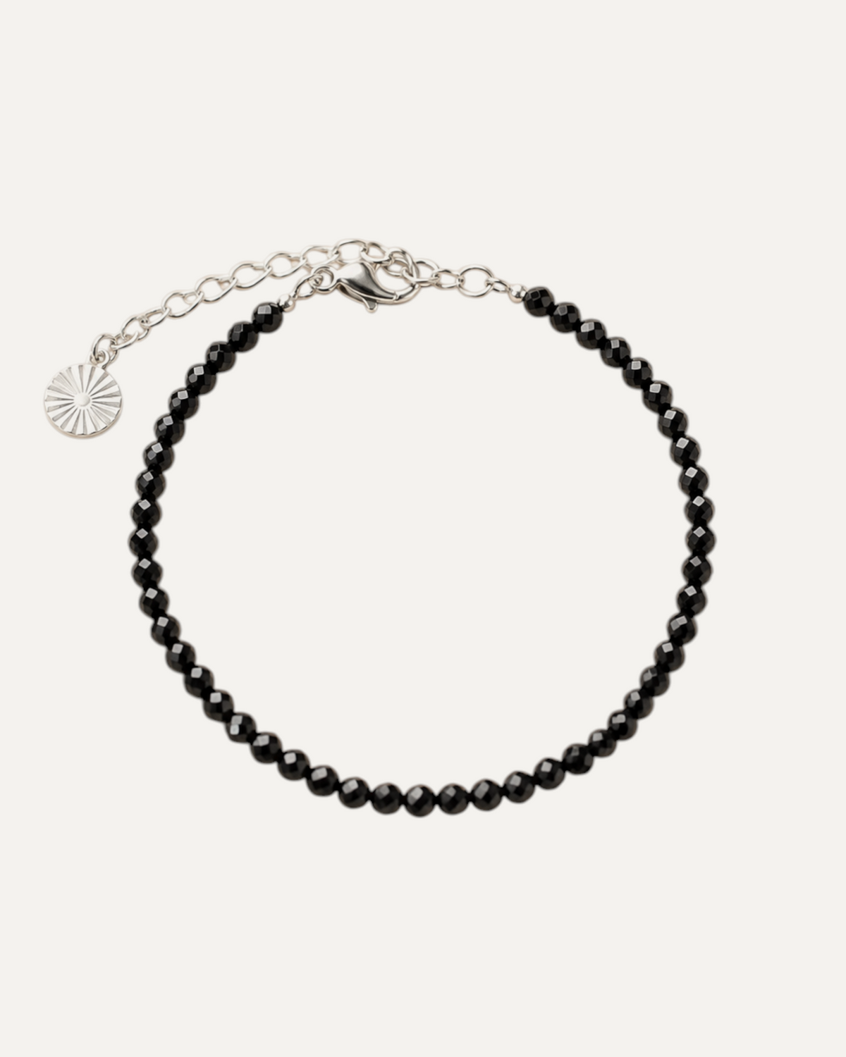 Bracelet Éclat en spinelle, finition argentée — Théra'Pierres